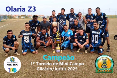 Olaria Z3 de Barbosa, sagrou-se campeão